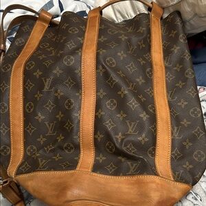 Louis Vuitton Brown Monogram Duffel Bag